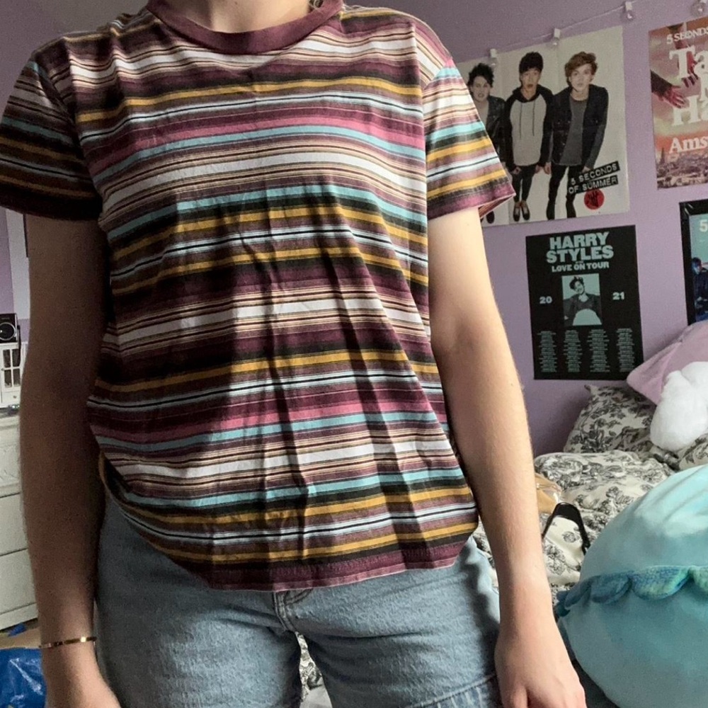 urban outfitters striped t shirt